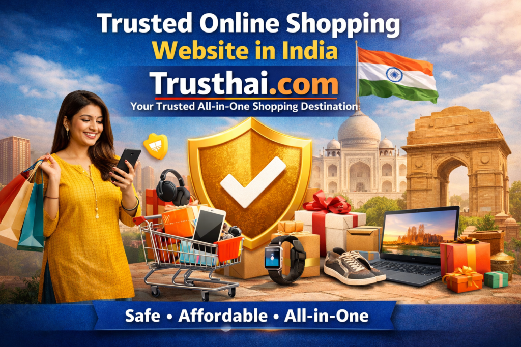 Trusted online shopping website in India – Trusthai.com all-in-one safe and affordable shopping platform